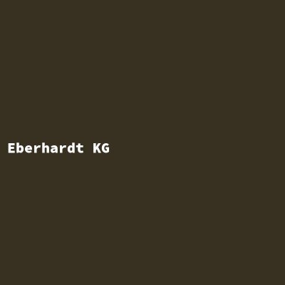Hersteller: Eberhardt KG