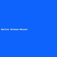 Hartes Bronze-Messer